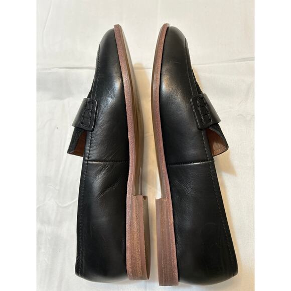 Madewell Annie Loafer In Suede And Leather Black Low Heel Slip On Sz 6 - Picture 3 of 7
